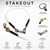 Stakeout für Zughunde – sicherer Parkplatz für Training, Rennen & Camps