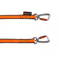 Hundeleine Nonstop Double Leash für 2 Hunde mit Ruckdämpfer Nahaufnahme der Karabiner
