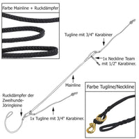 Zugleinenset 2-3 Hunde PE