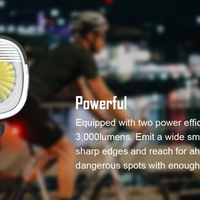 Magicshine RN 3000 – 3000 Lumen Scheinwerfer mit Powerbank & blendfreiem Licht