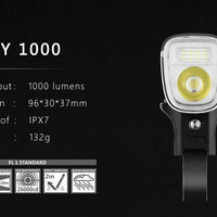 Magicshine Allty 1000 – Helmlampe mit 1000 Lumen & Tagfahrlicht (DRL)