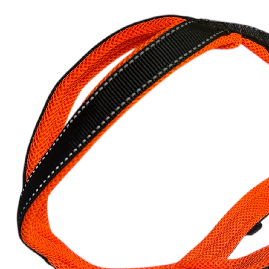 Trailgeschirr Snowpaws Nukka Airmesh Neonorange