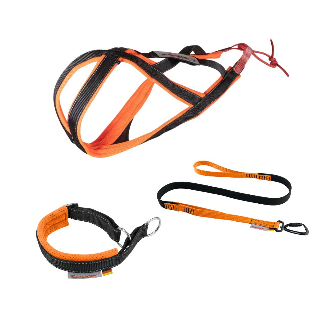 Sledwork Xback Active Mini Set | Zuggeschirr, Halsband & Zughundeleine