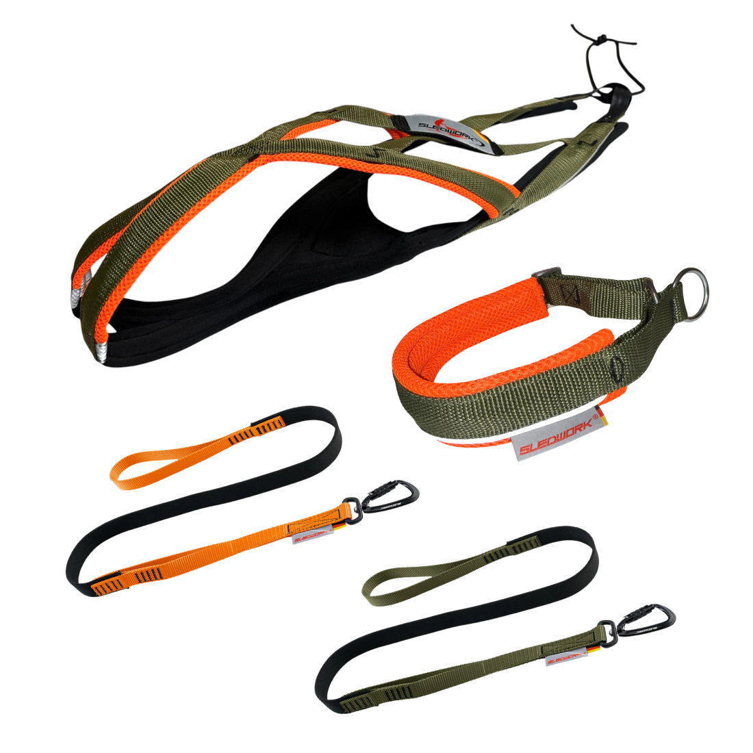 Sledwork Xback Active G3 Set Neonorange-Olive