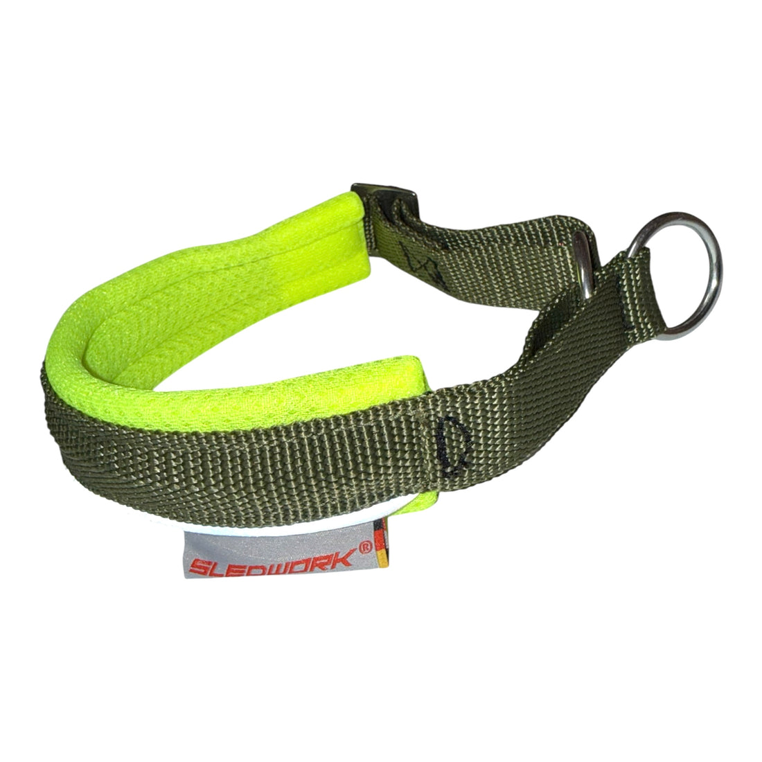 Sledwork Active Collar – Zugstopp Halsband in Sonderfarben Lila Flida, Anthrazit Orange & Petrol Orange