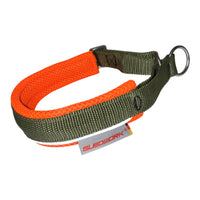 Sledwork Active Collar – Zugstopp Halsband in Sonderfarben Lila Flida, Anthrazit Orange & Petrol Orange