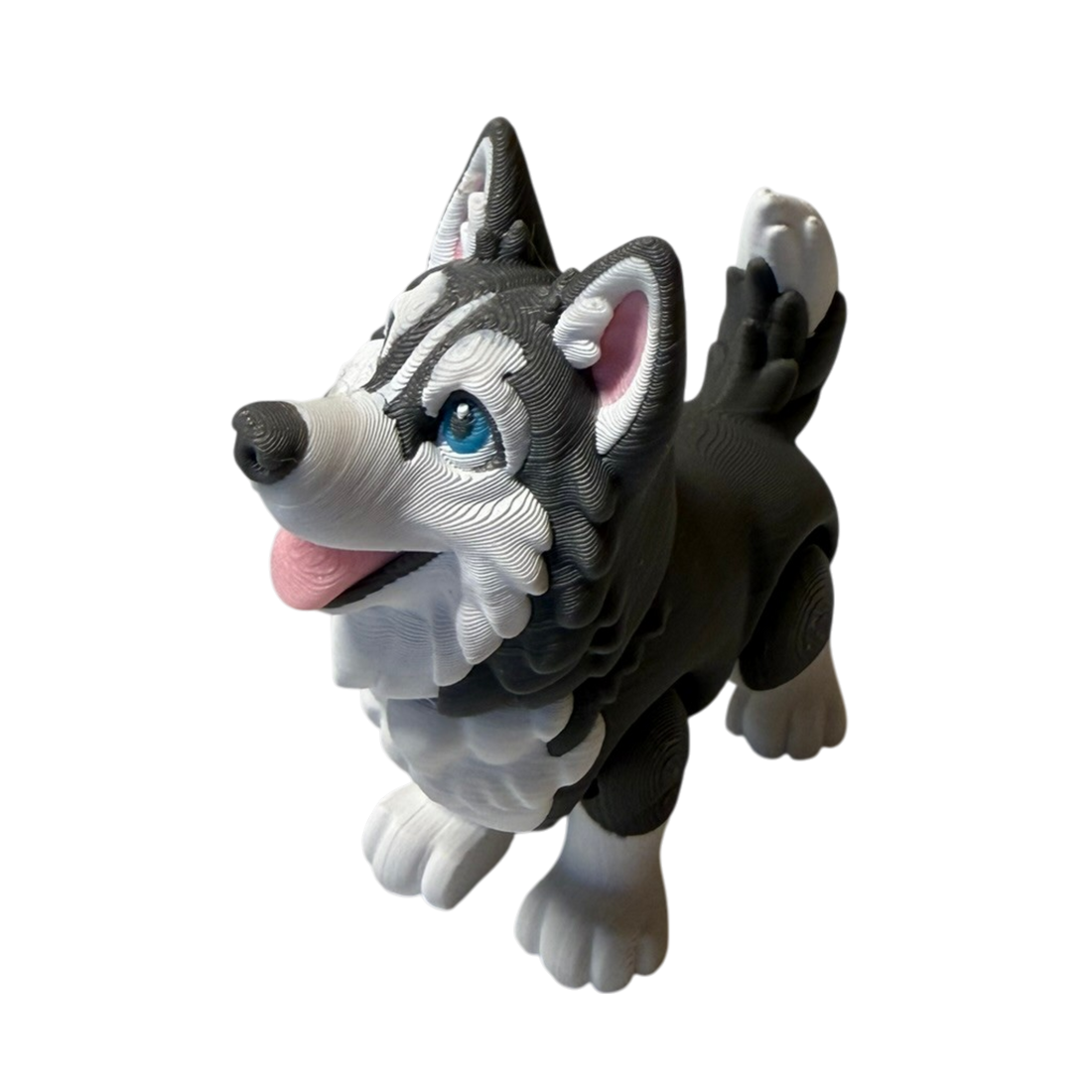 Mini-Husky mit beweglichen Beinen – Kleine Husky-Figur & Geschenk