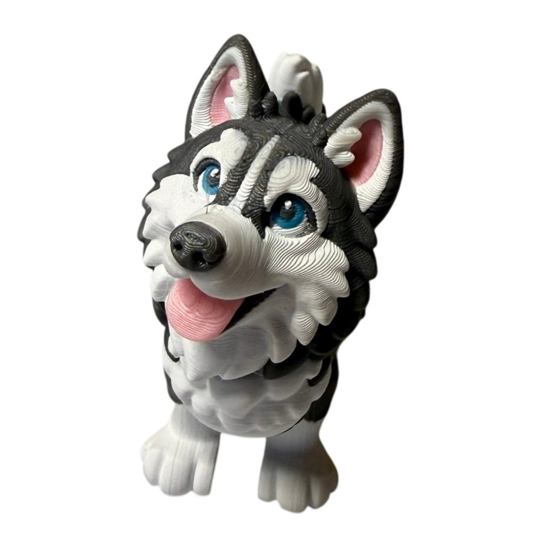 Mini-Husky mit beweglichen Beinen – Kleine Husky-Figur & Geschenk