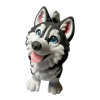 Mini-Husky mit beweglichen Beinen – Kleine Husky-Figur & Geschenk