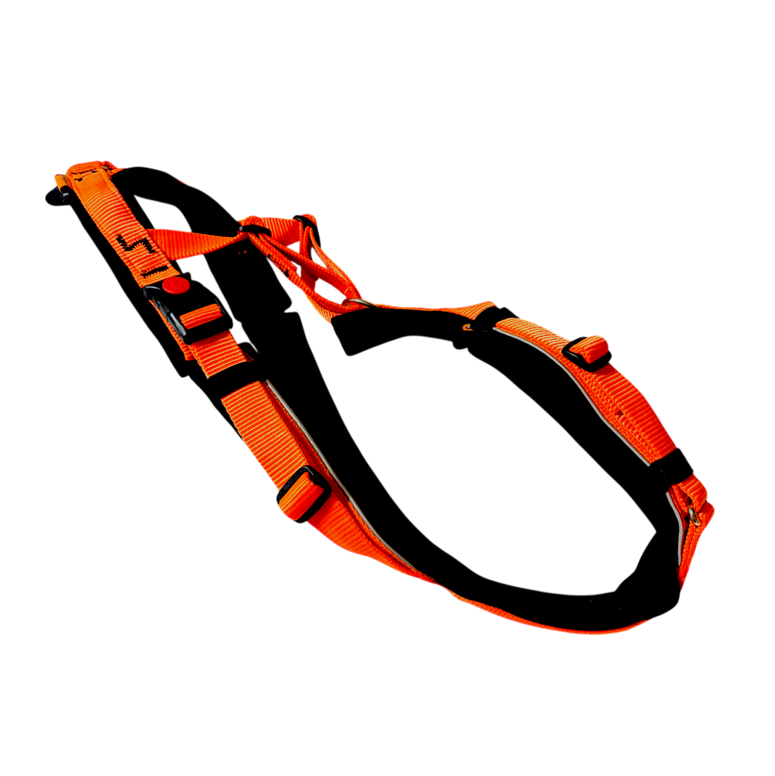 Snowpaws Nukka 1Size – Neonorange mit Neopren & Silber-Reflektorpaspel – Sofort verfügbar