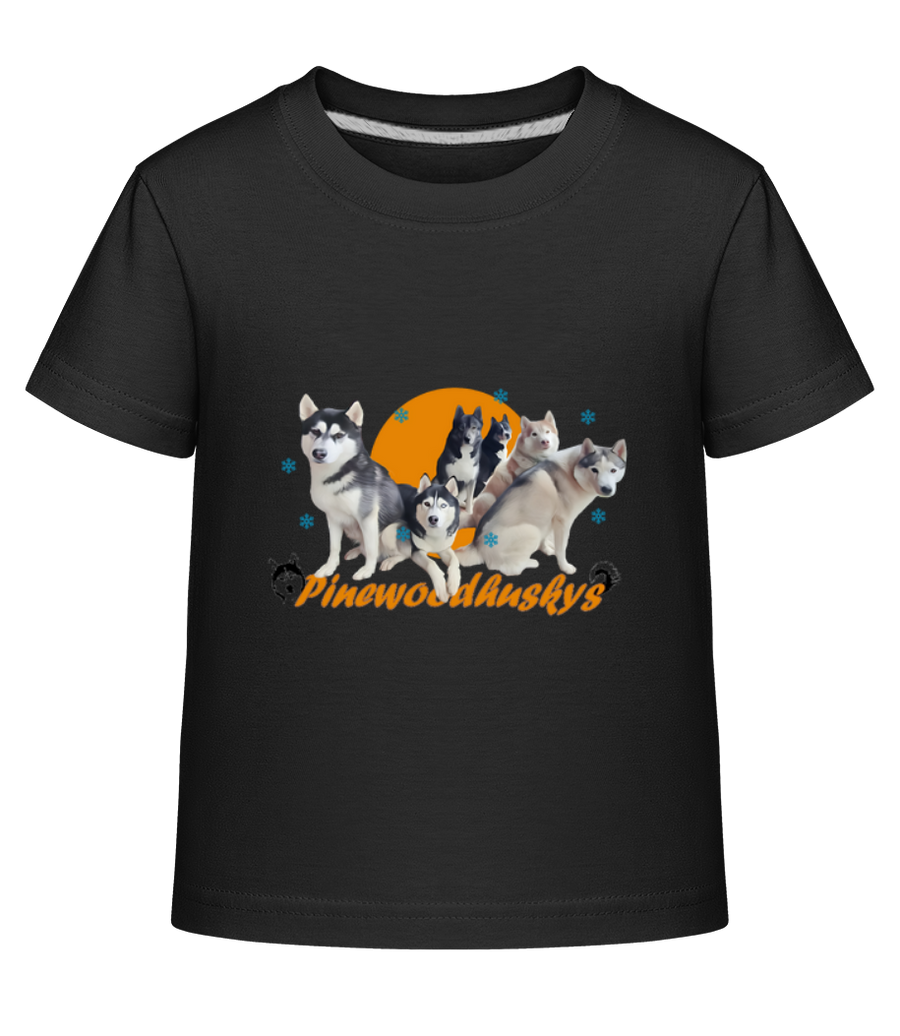 T-Shirt Pinewoodhuskys für Kinder