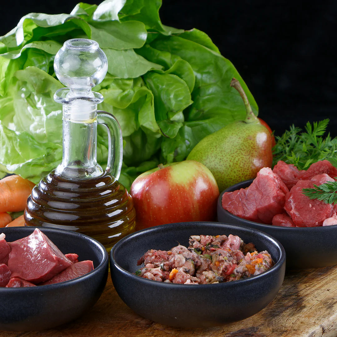 Geflügel-Fertigmenü für Hunde – Komplettes BARF-Menü nach dem Beutetierprinzip