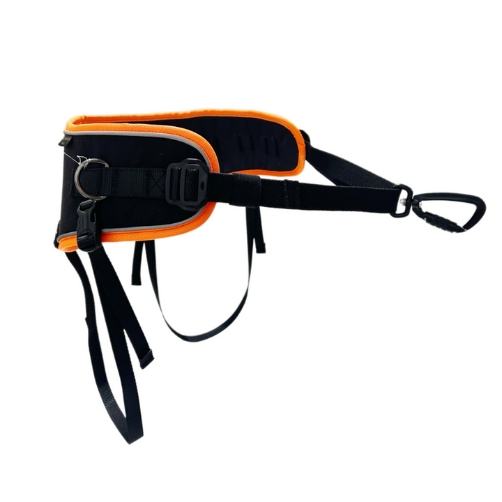Laufgürtel von VIP Dogwear in Schwarz Orange