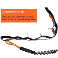 Lumac Jöringleine Mono – elastische Zughundeleine für Bikejöring, Dogscooter & Skijöring