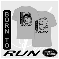 T-Shirt Schlittenhund  BornToRun