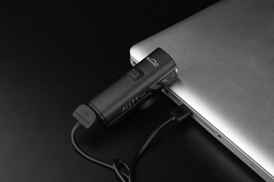 Magicshine Allty 600 – 600 Lumen Helmlampe mit integriertem Akku & USB-C-Ladung